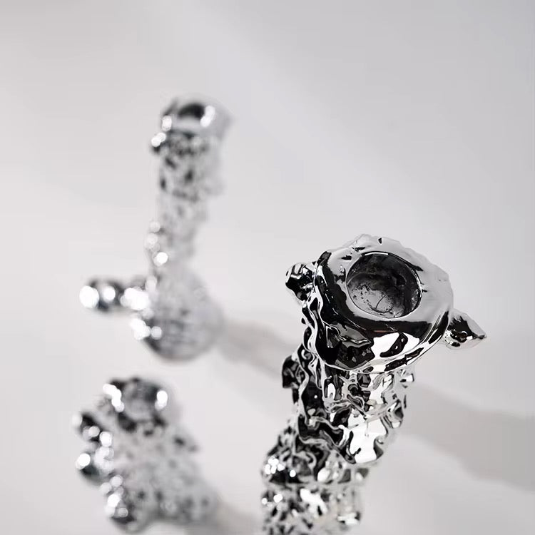 Silver Candle Holder