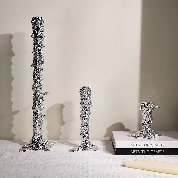 Silver Candle Holder