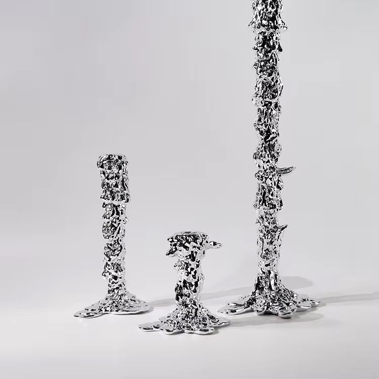 Silver Candle Holder