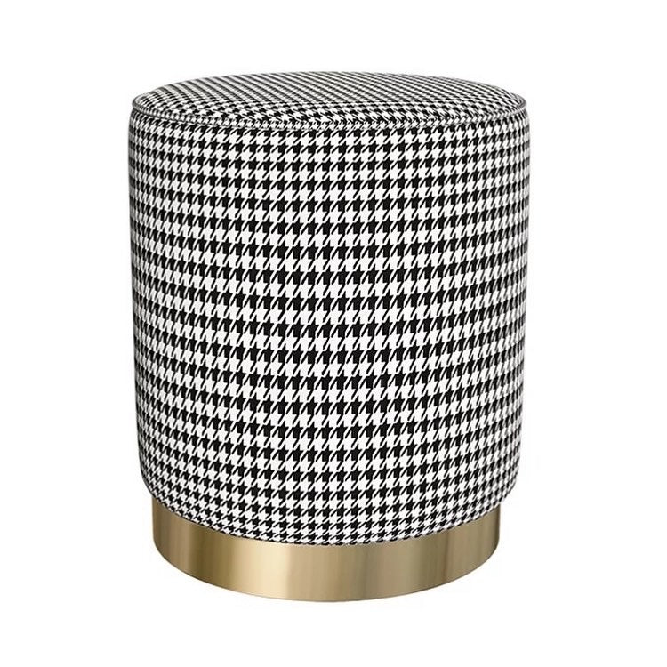 Houndstooth Stool