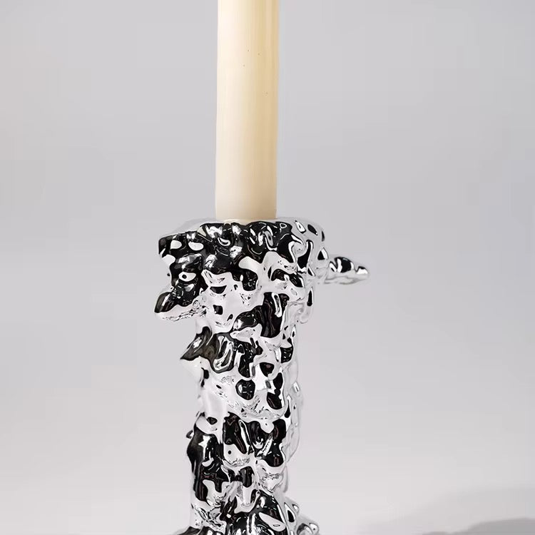 Silver Candle Holder