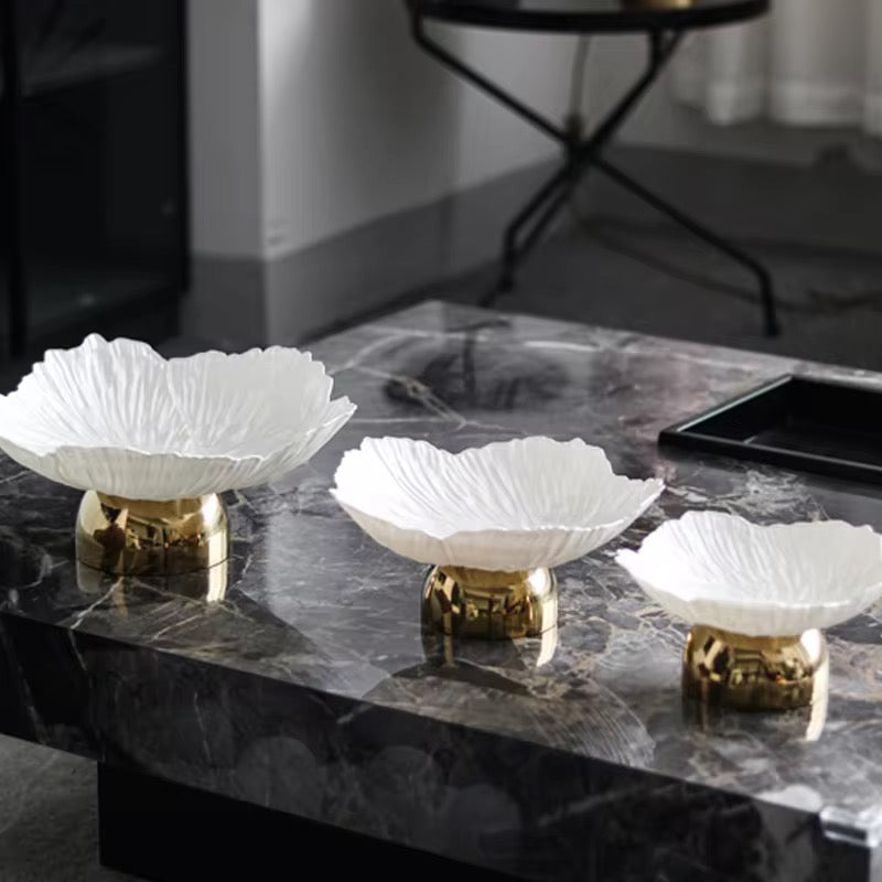 Floral Serving or Decorative Bowl Set