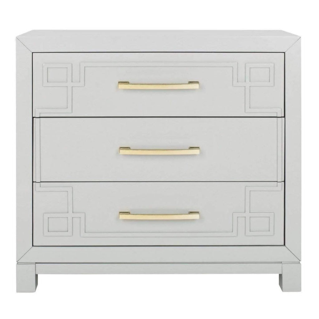 Greek Key Nightstand