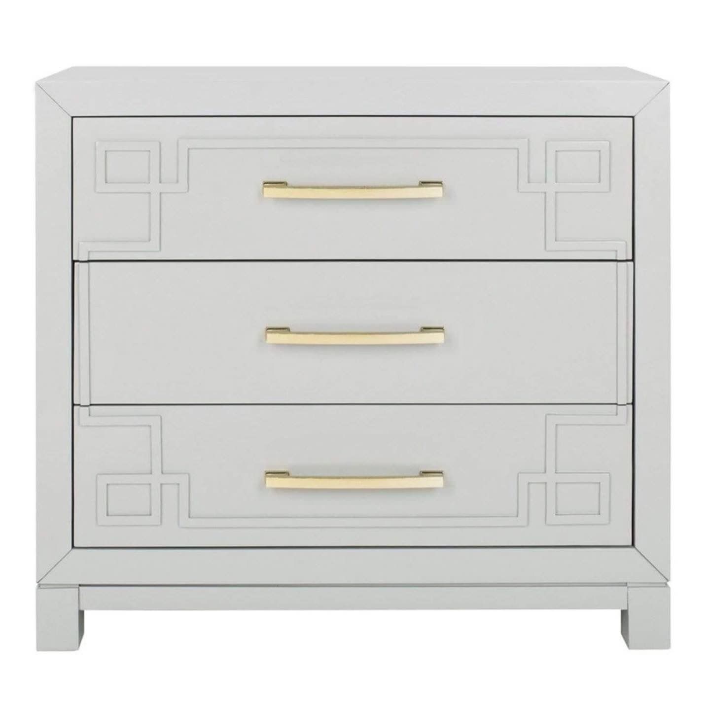 Greek Key Nightstand