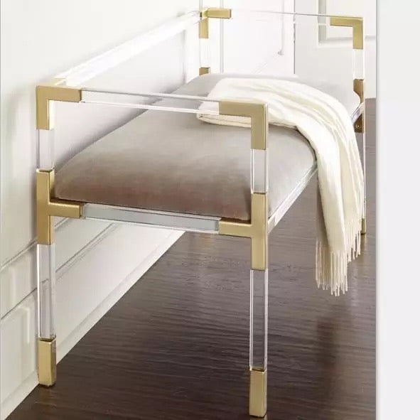 Cassandra Acrylic Bench