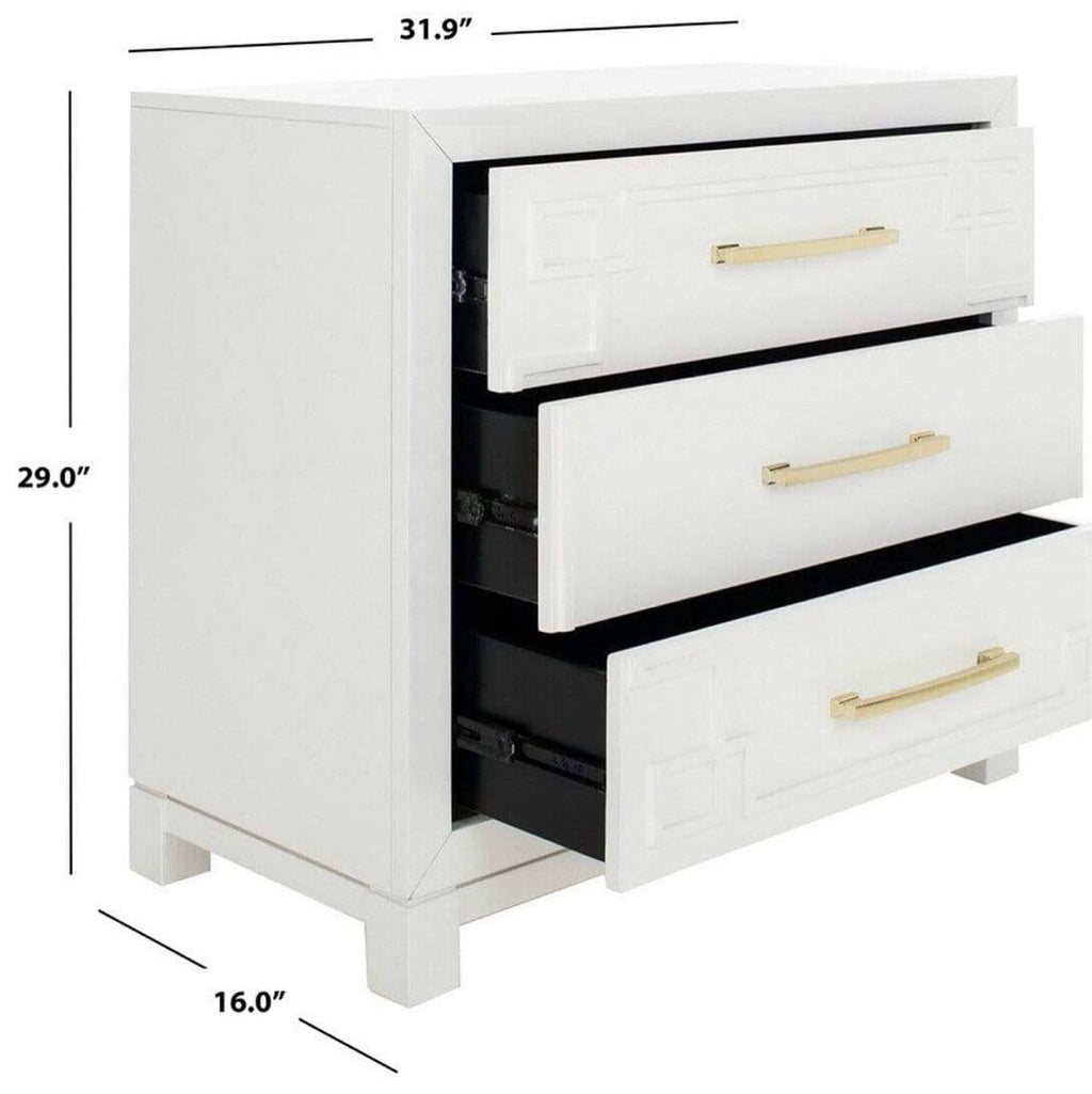 Greek Key Nightstand