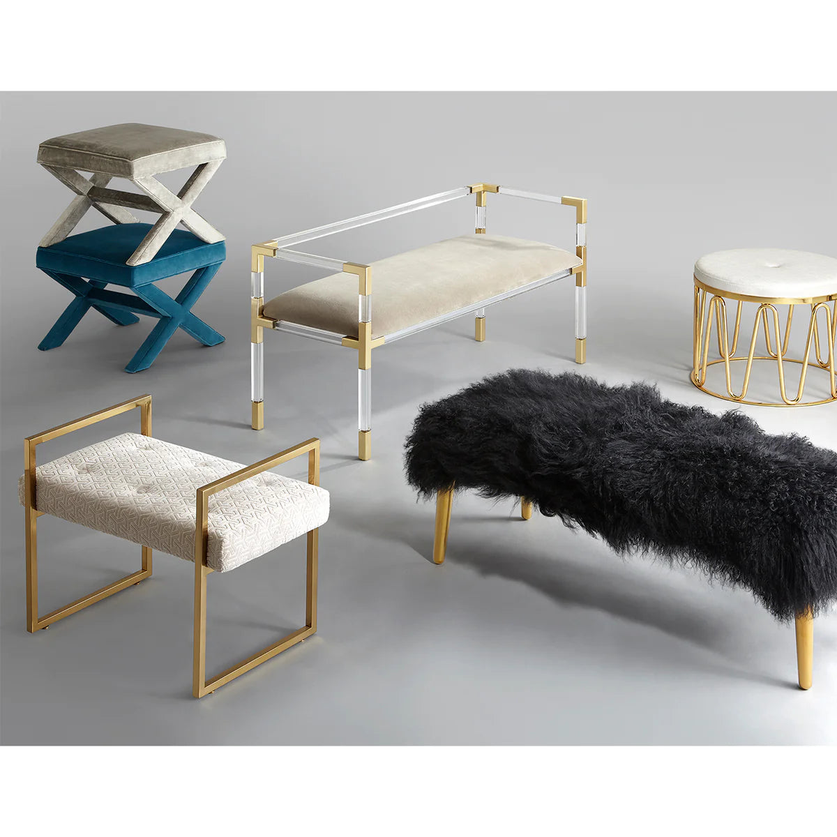 Cassandra Acrylic Bench