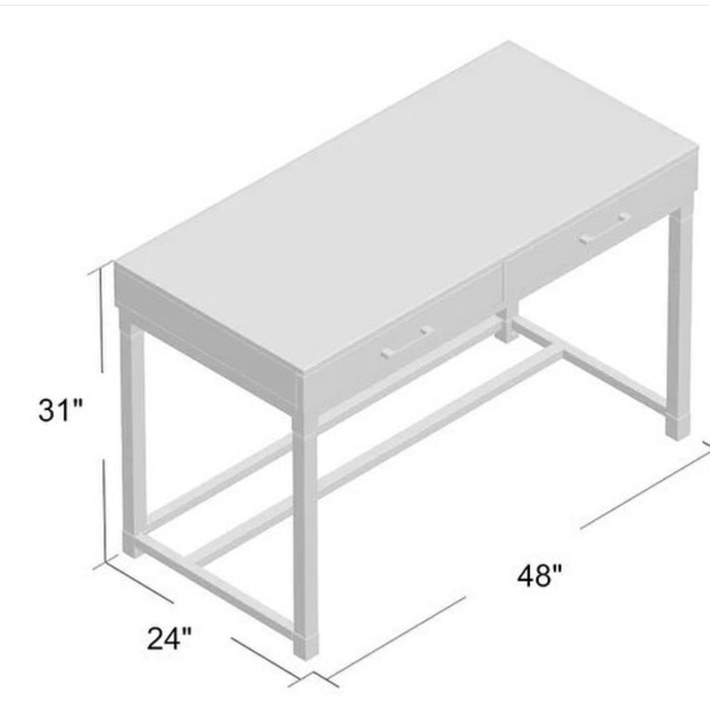 Cassandra Acrylic Desk
